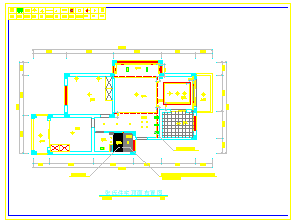 鑒湖景園室內(nèi)裝修CAD平面設(shè)計(jì)解析
